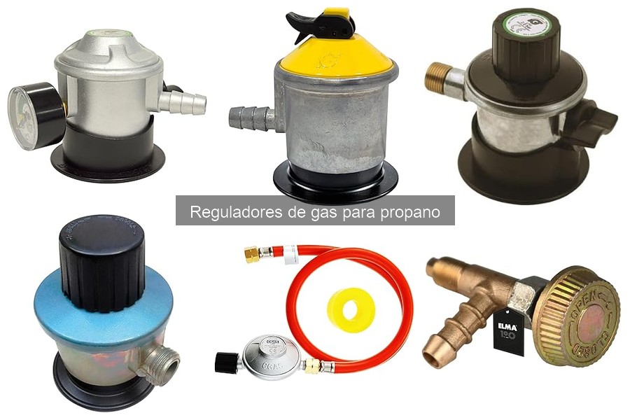 Tipos de reguladores de gas para propano y su uso