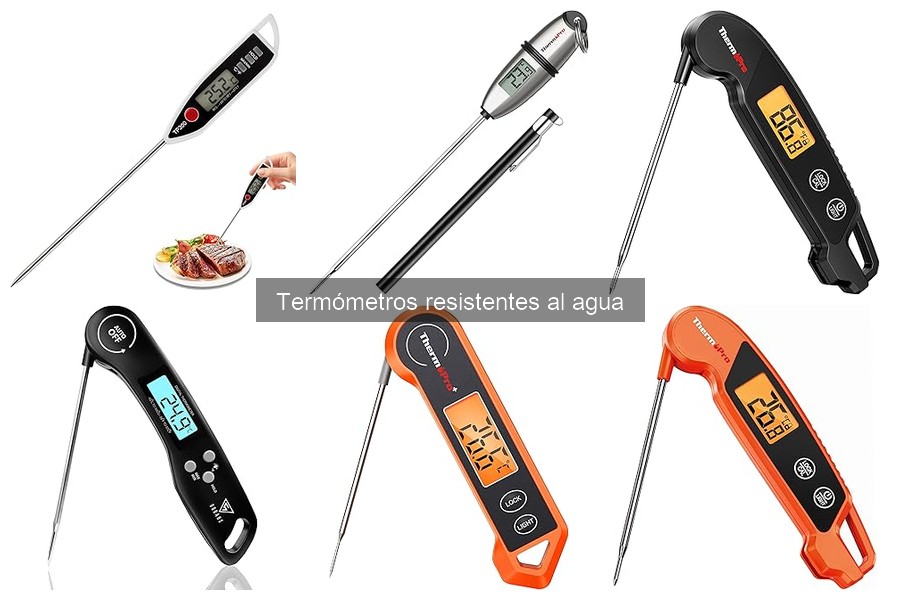 Tipos de termómetros resistentes al agua: guía completa
