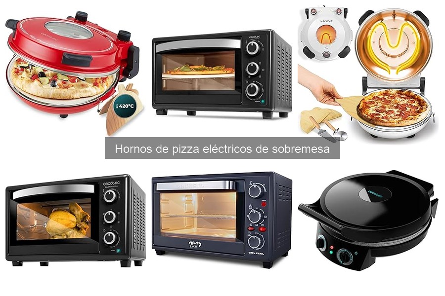 Uso seguro de hornos de pizza eléctricos de sobremesa