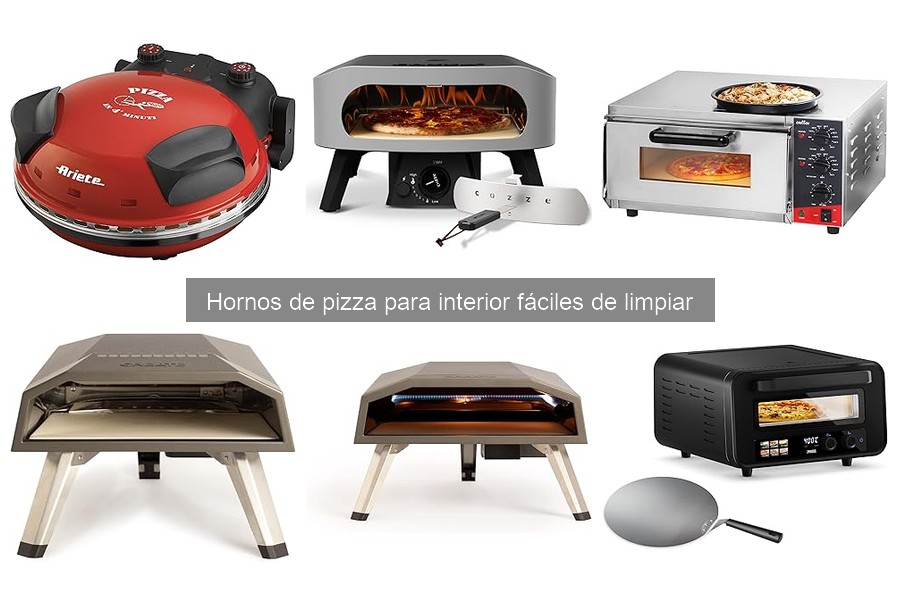Ventajas de hornos de pizza para interior fáciles de limpiar