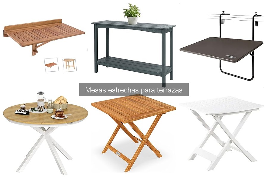 Ventajas de las mesas estrechas para terrazas pequeñas