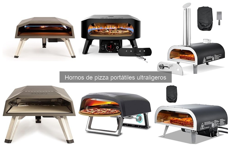 Ventajas y desventajas de hornos de pizza portátiles ultraligeros