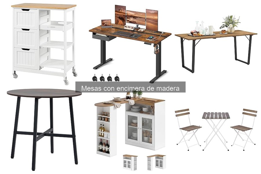 Ventajas y desventajas de mesas con encimera de madera